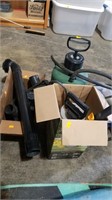 2 garden sprayers and shop vac attachments