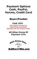 Payment Options And Buyers Premium