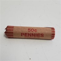 1 Roll 50 Wheat Penny Pennies