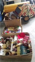 3 boxes of Christmas items