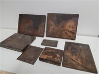 Old Copper Printing Plates