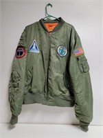 Alpha MA-1 Flight Jacket With Boing NASA Patches