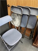 (4) Samsonite Plastic Fold Up Chairs*