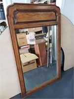 Large Thomasville Wood Framed Mirror 31.25"×51.5"