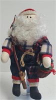 Fishing Santa 14.5" With Stand