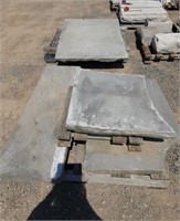 VARIOUS STONE SLABS - QTY 3