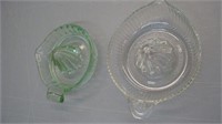 Pair of Antique Glass Juicers