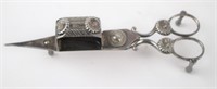 SILVER PLATE CANDLE WICK TRIMMER