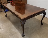 Solid Wood Henredon Dining Room Table