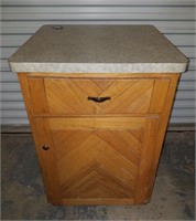 Microwave Cabinet W/Rollers