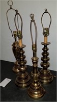 Lot of 4 Brass? Lamps