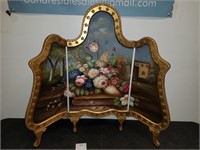 Three Section Decorative Fire Screen