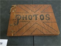 Antique/Vintage Wooden Photo Album