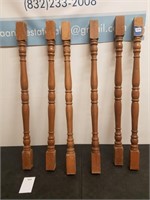 Lot of 6 Staircase Columns / Legs?
