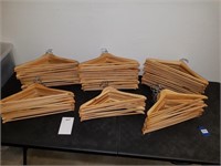 Set of 90 Premium Wooden Hangers