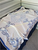 Cross-stitched table cloths 62"x47" and