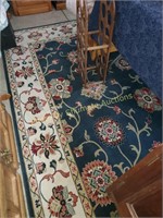 Kashan rug  7'10" x 10"10" machine woven