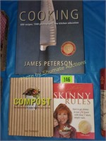 3 books- Cooking by James Peterson