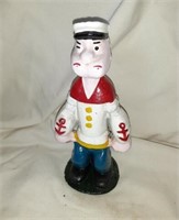 Modern  Metal 6" Popeye Bank