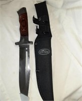 11" Kentucky Cutlery Knife in Black Sheath