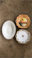 3 decorative dishes all marked