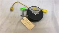 Cordomatic power cord reel. Approx 25ft