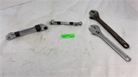 Pipe wrenches & combination wrenches