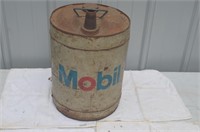 MOBIL OIL CAN 5 GALLON