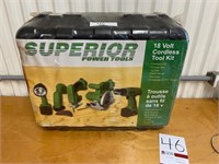 Superior 18V Cordless tool Kit