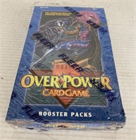 Sealed 1995 Fleer Marvel Overpower wax box