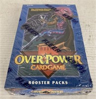Sealed 1995 Fleer Marvel Overpower wax box