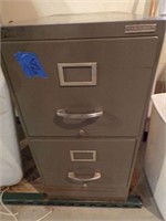 2 Drawer Metal Cabinet