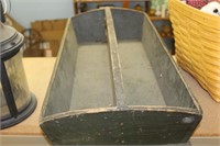 Wood Tray Box. tool caddy tray.