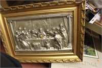 LAST SUPPER metal 3d picture and JESUS on