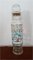 Vtg Georges Briard Bird of Paradise Apothecary Jar