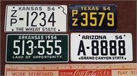 4 Bicycle Licence Plates -see details
