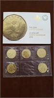 Royal Canadian Mint 2016 Lucky Loonie (5 in pkg)
