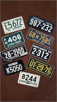 9 Bike Licence Plates (last lot of these)