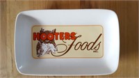 HOOTERS Ceramic Food Dish, 9" x 6"