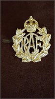 Queen's Crown Royal Air Force Cap Badge