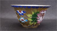 Small Antique Chinese Cloisonne Bowl -see details