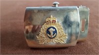 Royal Canadian Navy Brass Belt Buckle 2.25" long