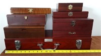 Wood Storage Boxes, Various Sizes -see details