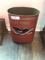 14" Tall Valley Forge Lexington Trash Can