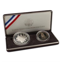1989 US Mint Congressional 2 Coin Set