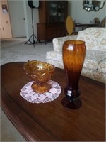 Brown glassware