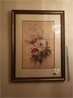 Flower print or watercolor