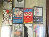 Holder w/Cassette Tapes-Joinery, Culture Club, etc
