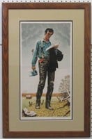 The Log Splitter Giclee By Norman Rockwell