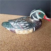 VTG HAND-CARVED & HAND-PAINTED DECOY AS IS